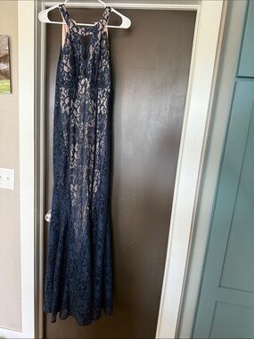 nightway navy blue dress Nightway 22233 Long Floral Print Evening Formal Dress The Dress Outlet